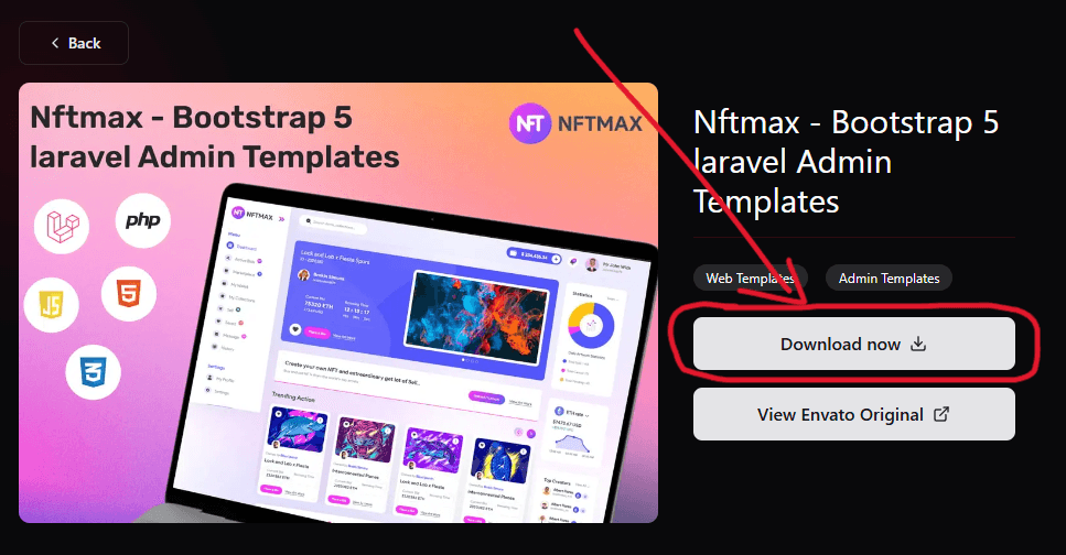 product page